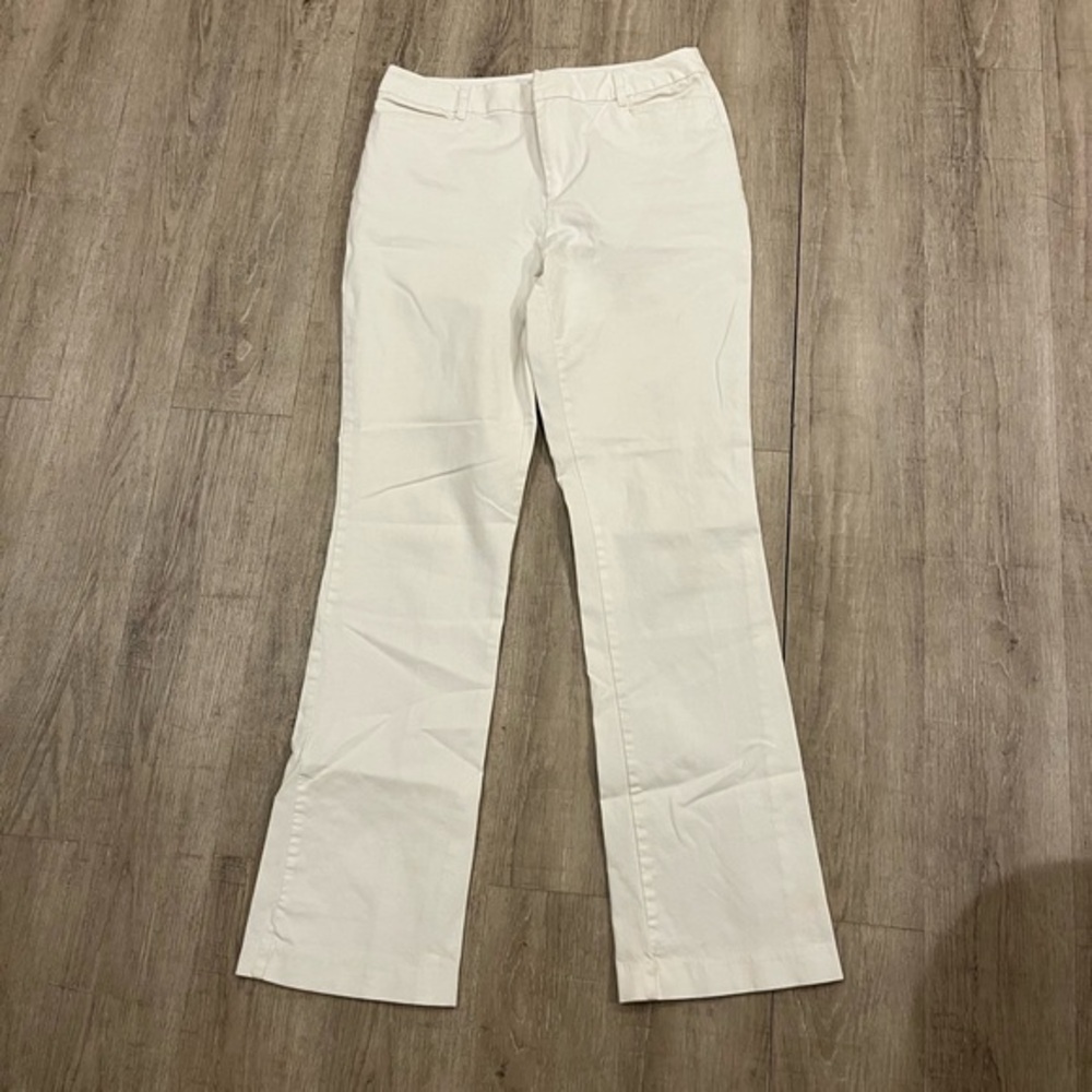 St. John’s Bay White Cotton Pants 12T